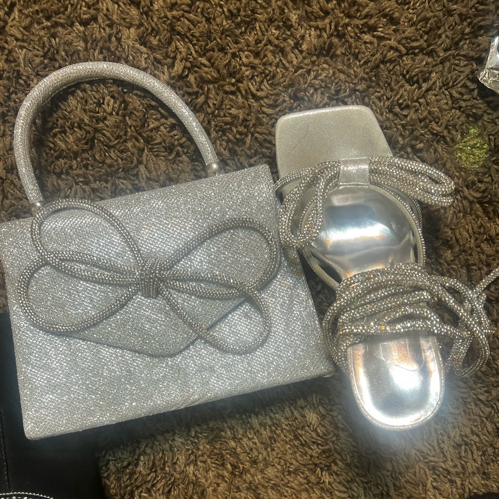 Heels and purse